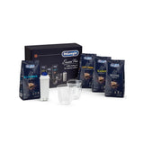 Delonghi - The Essential Pack with 4 Bean Blends + 2 Cappuccino glasses + Water Filter - DLSC317 - De'Longhi South Africa