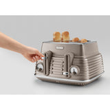 Scultura Selections Clay Beige 4 slice toaster  CTZS 4003.BG
