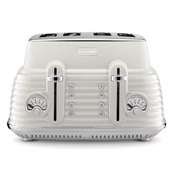 Scultura Selections - Limestone White 4 slice toaster CTZS 4003.W