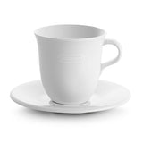 Delonghi - Cappuccino Porcelain Cups and Saucers White - DLSC309 - De'Longhi South Africa