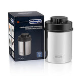 Delonghi - Vacuum Seal Coffee Canister 500g Polished Stainless Steel - DLSC063 - De'Longhi South Africa